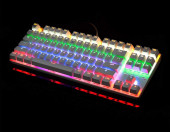 Klawiatura mechaniczna gamingowa HiveNets X51 Zero RGB Blue Switch – zdjęcie 2