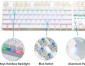 Klawiatura mechaniczna gamingowa HiveNets X51 Zero RGB Blue Switch – zdjęcie 3