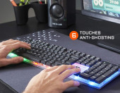 Klawiatura membranowa przewodowa gamingowa The G-LAB COMBO-KEYZ 140 RGB – zdjęcie 2