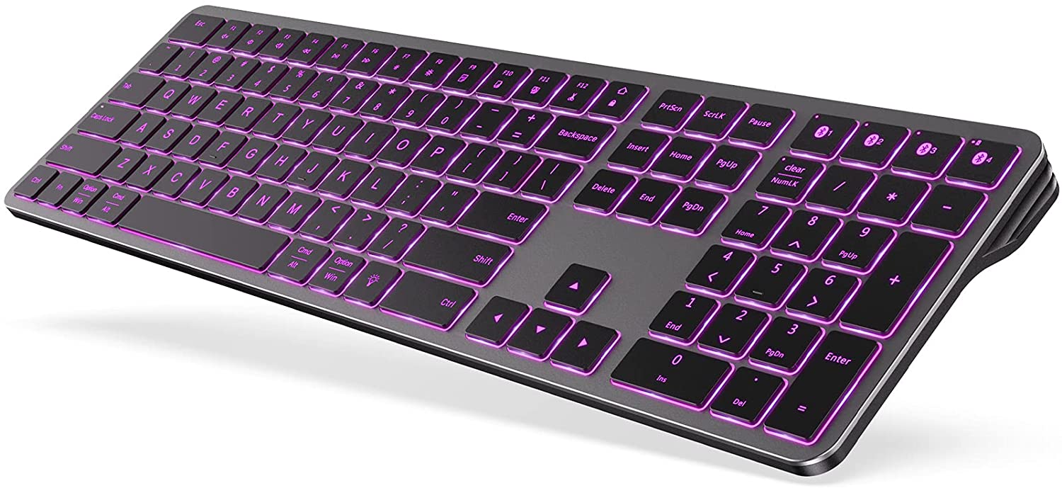 Podświetlana klawiatura Bluetooth Jelly Comb ISJ-ZXKB01 Windows Mac OS
