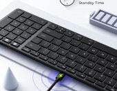 Klawiatura bezprzewodowa SeenDa JP-064BA-2 Bluetooth Mac iOS QWERTZ – zdjęcie 3