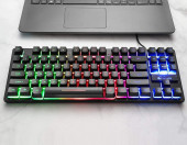 Klawiatura przewodowa gamingowa ZIYOYULANG Rainow Light K16 RGB QWERTY – zdjęcie 3