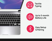 Klawiatura Brydge BRY6021 Apple iPad Pro 12.9 3gen. PC Tablet Silver – zdjęcie 2