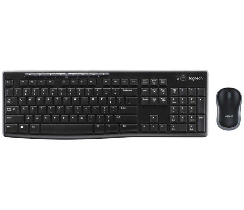 Zestaw bezprzewodowej klawiatury i myszki Logitech K270 AZERTY