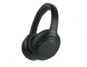 Słuchawki bezprzewodowe nauszne Sony WH-1000XM4 ANC czarny – zdjęcie 1