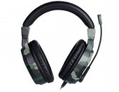 Słuchawki przewodowe nauszne BigBen BB4480Gm do PS4 Camo Green – zdjęcie 2