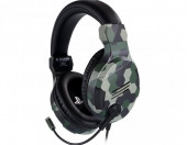 Słuchawki przewodowe nauszne BigBen BB4480Gm do PS4 Camo Green – zdjęcie 1
