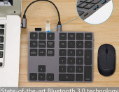 Klawiatura bezprzewodowa numeryczna Yoidesu BT181Pro USB 34 przyciski – zdjęcie 3