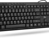 Klawiatura przewodowa biurowa Rii RK907 USB Mac PC Android QWERTZ – zdjęcie 2