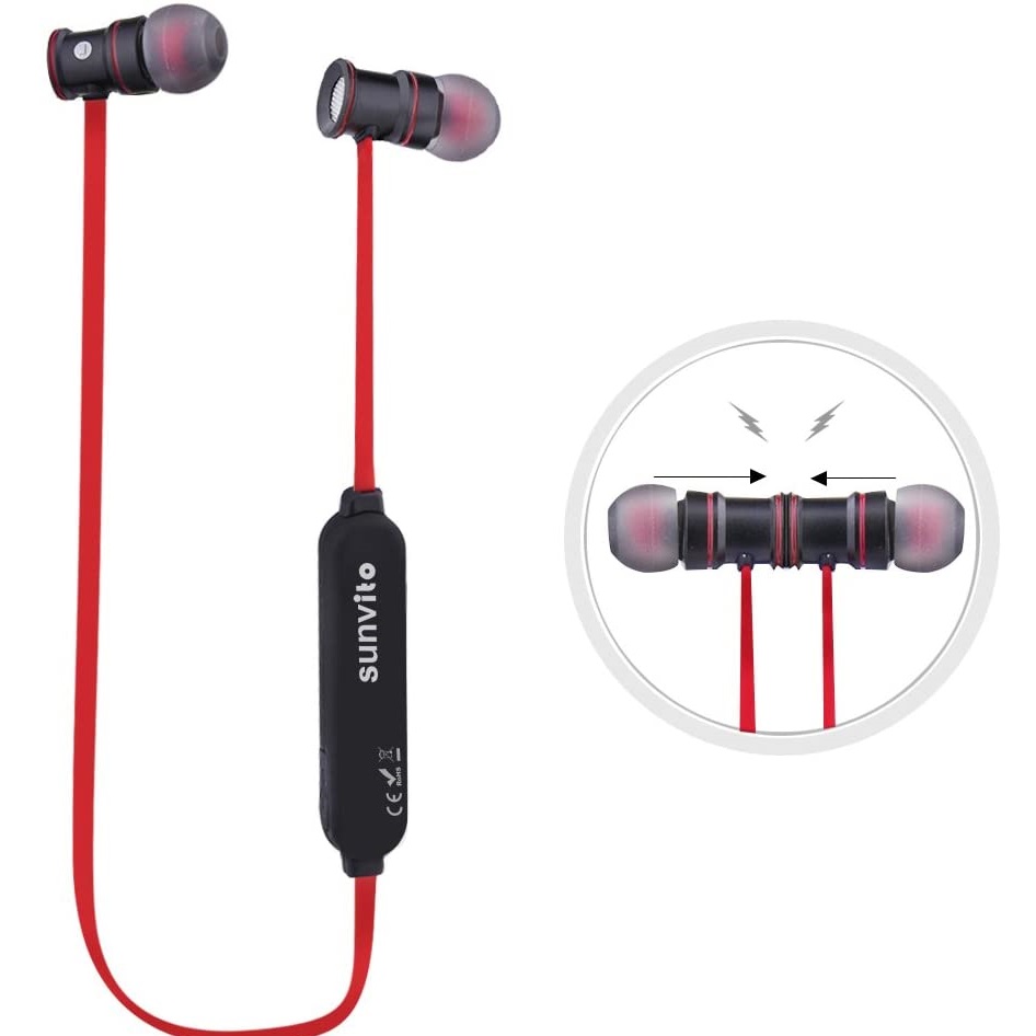 Bezprzewodowe słuchawki douszne Sunvito Bluetooth 4.1