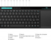 Klawiatura bezprzewodowe do telewizora PC tablet Rii Mini i18 QWERTZ – zdjęcie 3