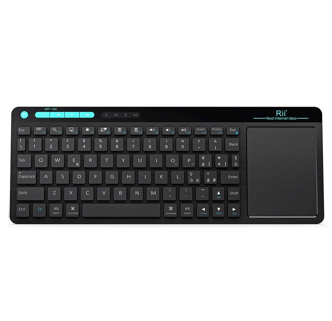 Klawiatura bezprzewodowe do telewizora PC tablet Rii Mini i18 QWERTZ