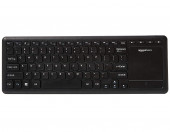 Klawiatura bezprzewodowa Touchpad AmazonBasics SmartTV QWERTY czarny – zdjęcie 1