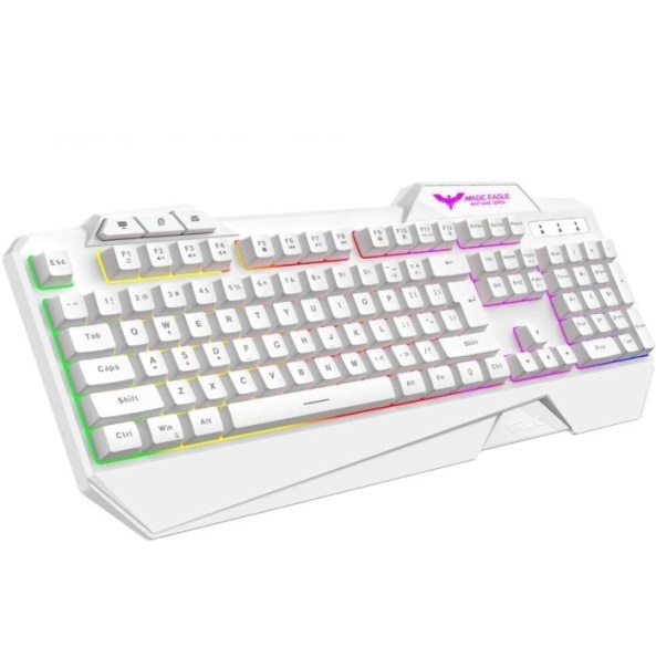 Klawiatura membranowa gamingowa Havit MAGIC EAGLE HV-KB558CM RGB biały