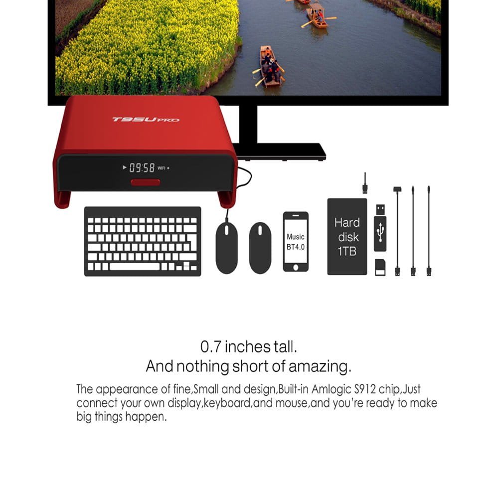 Android smart box t95u PRO 2g/16g s912 7 netflix