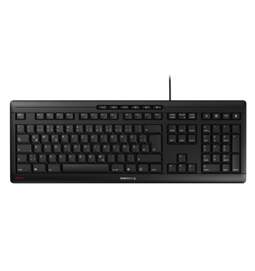 Klawiatura przewodowa cicha Cherry Stream JK-85 QWERTZ