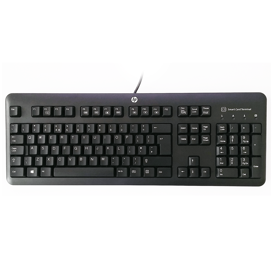Klawiatura przewodowa cicha HP KU-1156/KB57211 QWERTZ