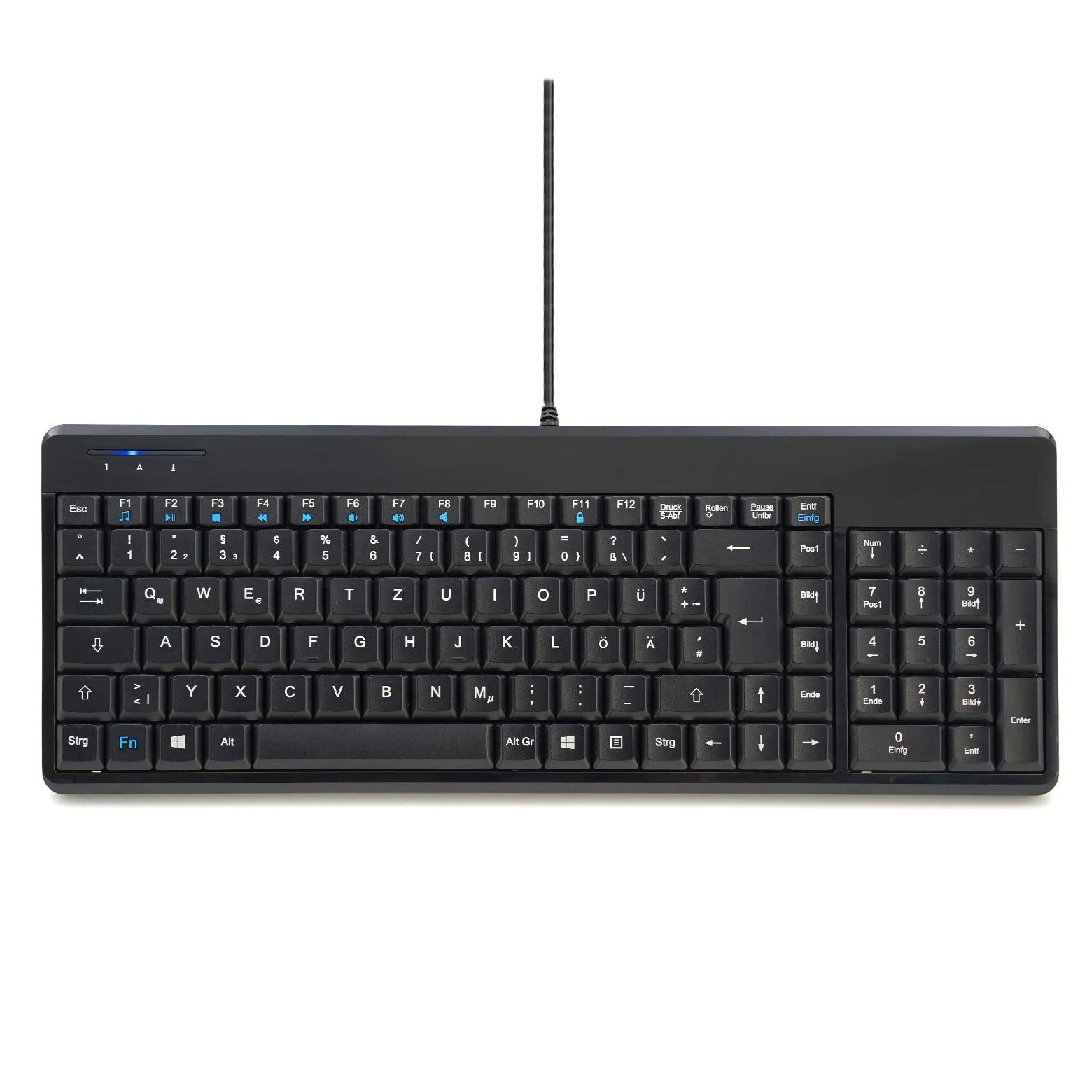 Klawiatura przewodowa biurowa Perixx Periboard-220 QWERTY