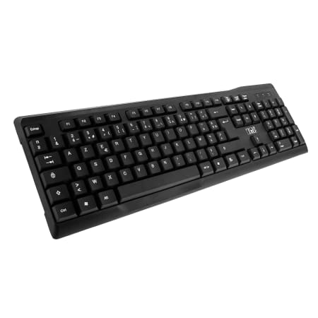 Klawiatura przewodowa biurowa TNB KBSUBK AZERTY