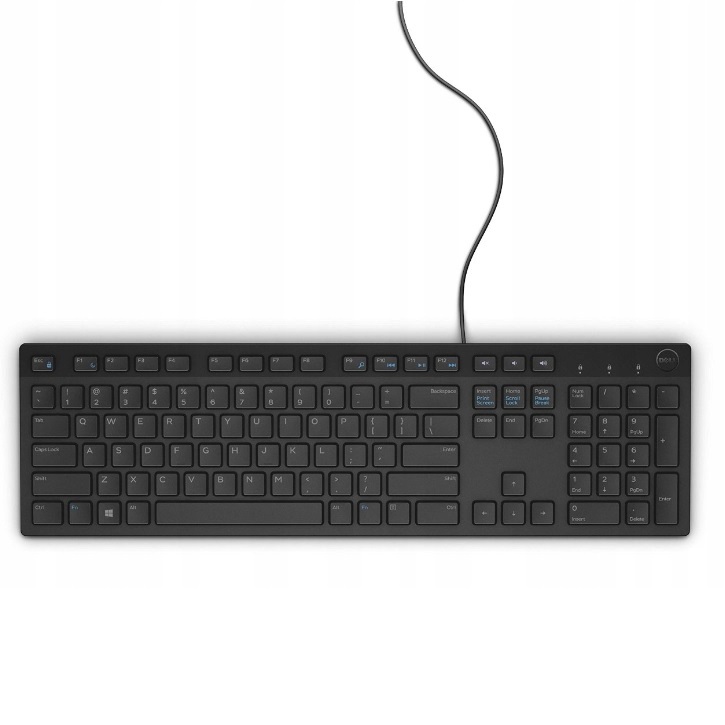 Klawiatura przewodowa biurowa Dell KB216 QuietKey QWERTY