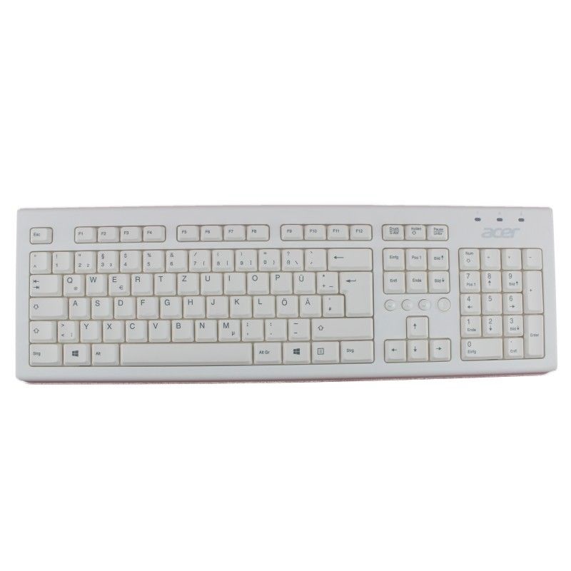 Klawiatura przewodowa biurowa HP PR1101U QWERTY biały