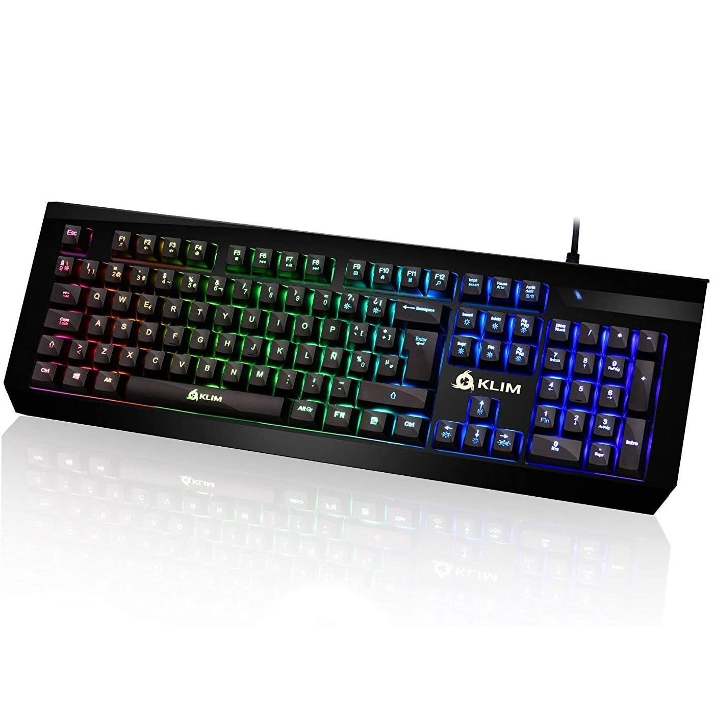 Klawiatura mechaniczna przewodowa KLIM Domination PC PS4 AZERTY