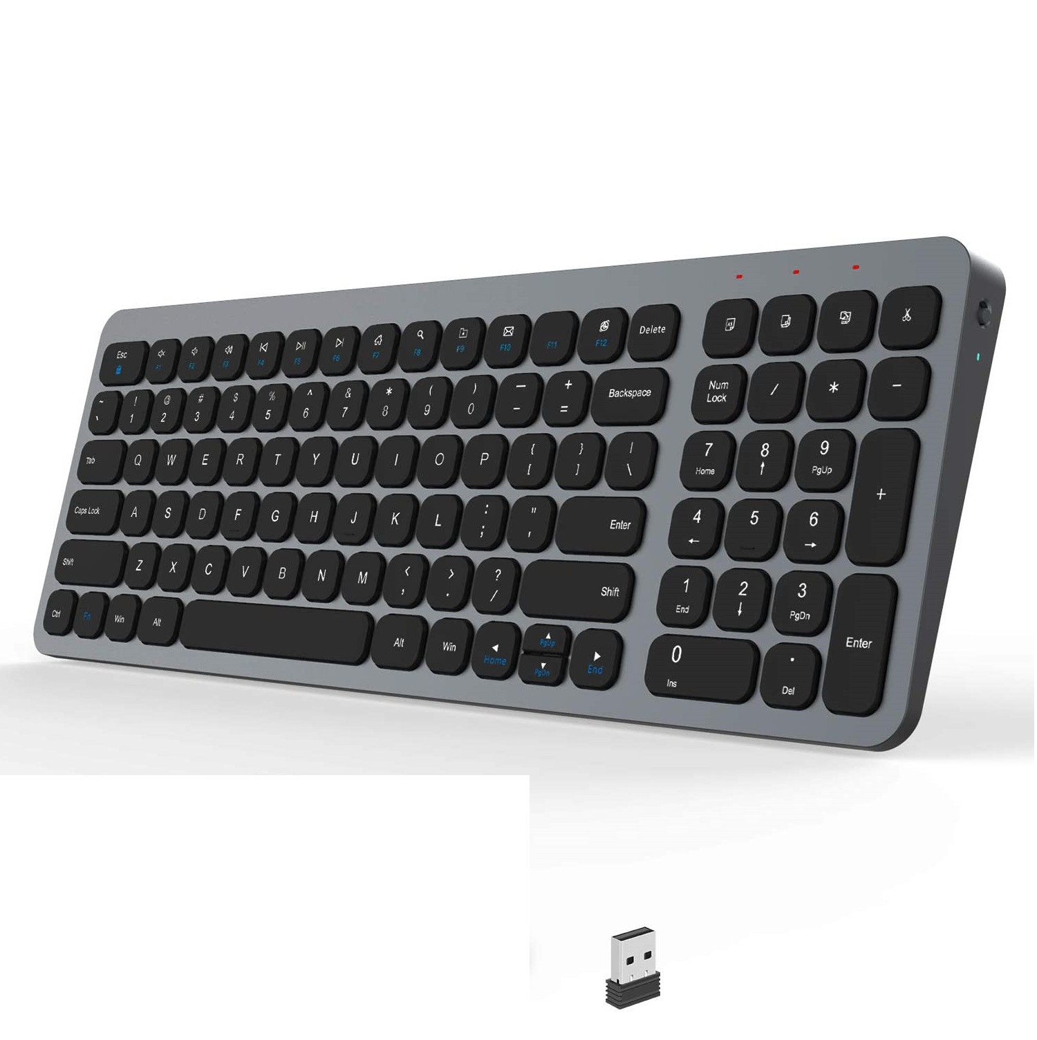 Klawiatura bezprzewodowa Leadsail KF002 PC QWERTZ
