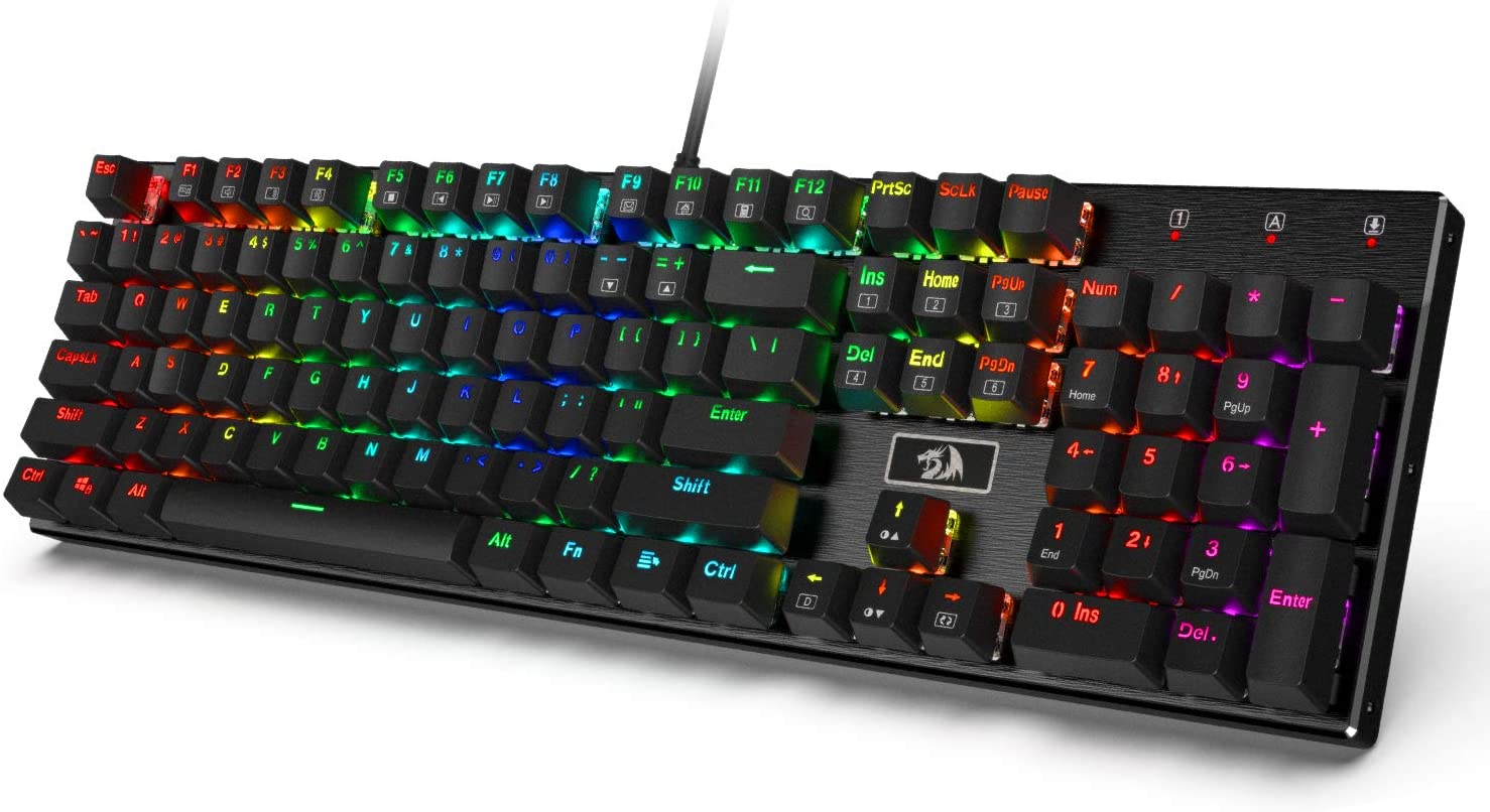 Klawiatura mechaniczna przewodowa Redragon K556 RGB QWERTY