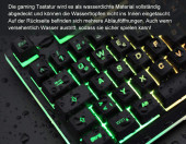 Klawiatura wodoodporna przewodowa biurowa EZONTEQ ZK-P010 QWERTZ – zdjęcie 2