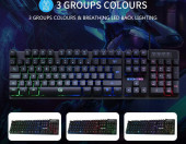 Klawiatura przewodowa gamingowa Ezonteq Weaver 020 QWERTY – zdjęcie 3