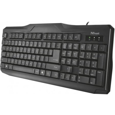 Klawiatura przewodowa Trust 20521 QWERTY USB