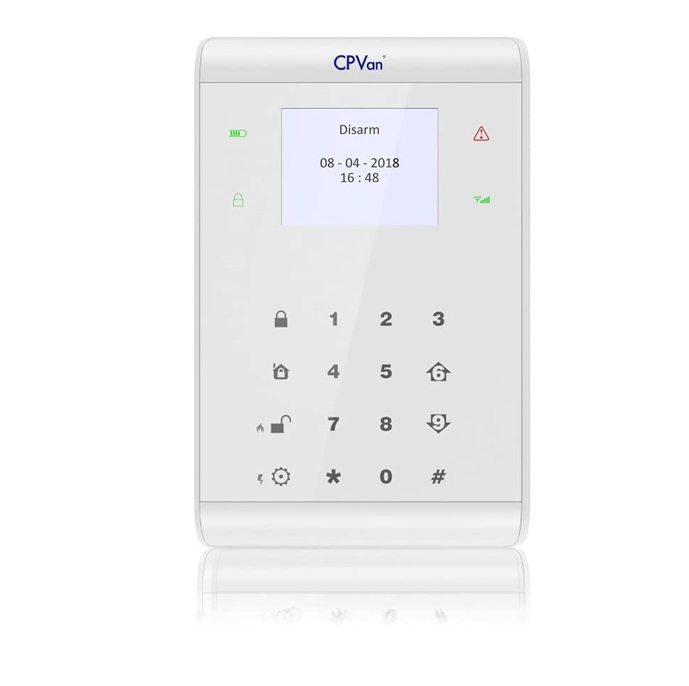 Inteligentny system alarmowy centrala CPVan RFID 433MHz 3G GSM