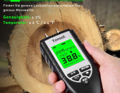 Wilgotnościomierz miernik wilgoci z wyświetlaczem Tavool LCD i baterią – zdjęcie 2