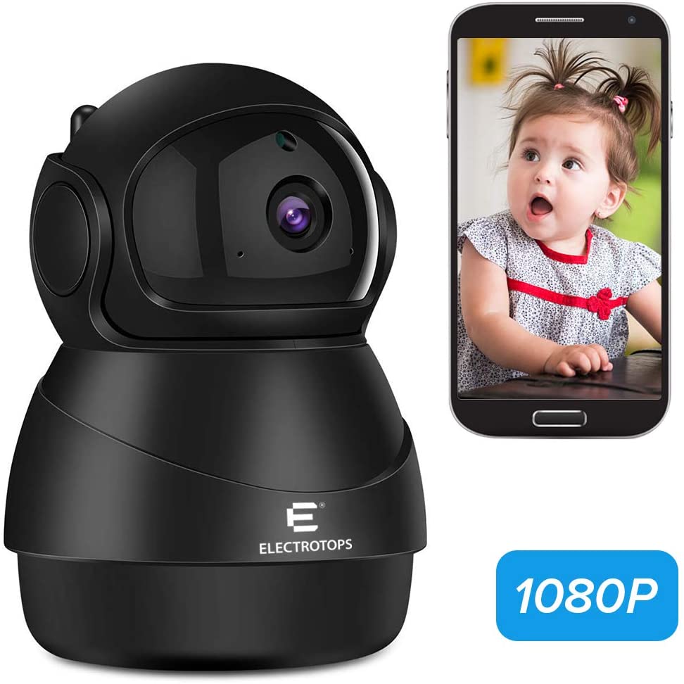 Niania elektroniczna IP Electrotop WiFi 1080P czarny