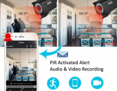 Kamera monitoringu bezprzewodowa IP Tonton PE3020-W 3MP UHD PIR czarny – zdjęcie 2