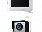 Wideodomofon domofon dzwonek Kkmoon SYS818FA11 7 cali LCD – zdjęcie 3