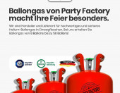 Butla z helem do napełniania balonów Party Factory Ballongas 50 balonów – zdjęcie 3