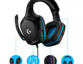 Słuchawki przewodowe gamingowe Logitech G432 z mikrofonem – zdjęcie 3