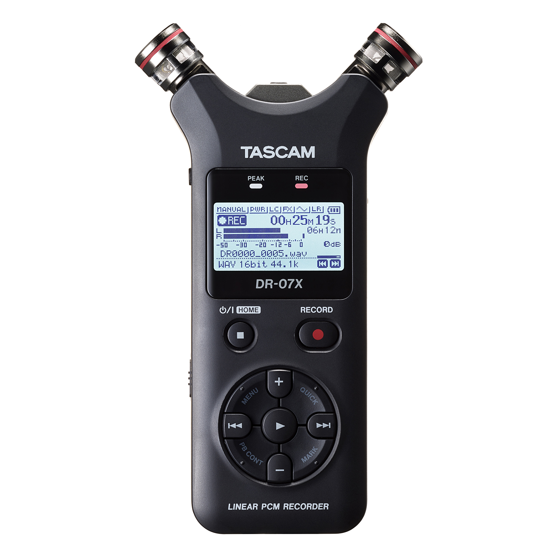 Cyfrowy rejestrator audio stereofoniczny Tascam DR-07X USB