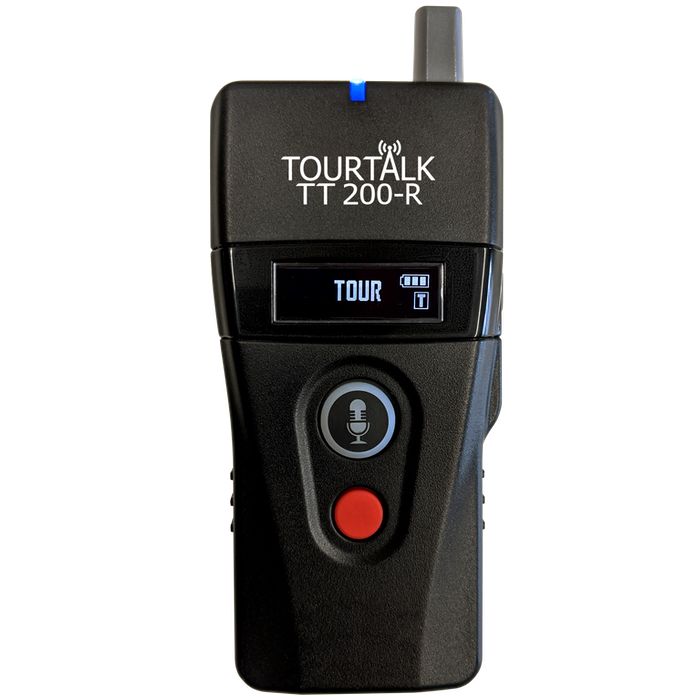 Bezprzewodowy przewodnik turystyczny tour guide TourTalk TT 200-R czarny