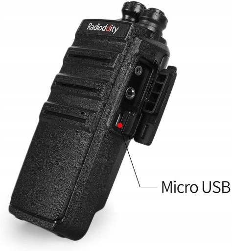 Krótkofalówka walkie talkie Radioddity GA-2S czarny