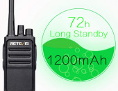 Krótkofalówka mini walkie talkie Retevis RT617 VOX – zdjęcie 1