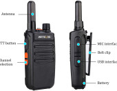 Krótkofalówka walkie talkie Retevis RB635 – zdjęcie 2