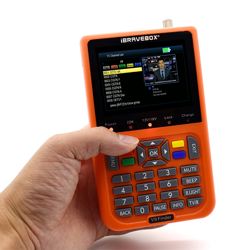 Odbiornik satelitarny wykrywacz sygnału DVB-S S2 IBRAVEBOX V9 Finder