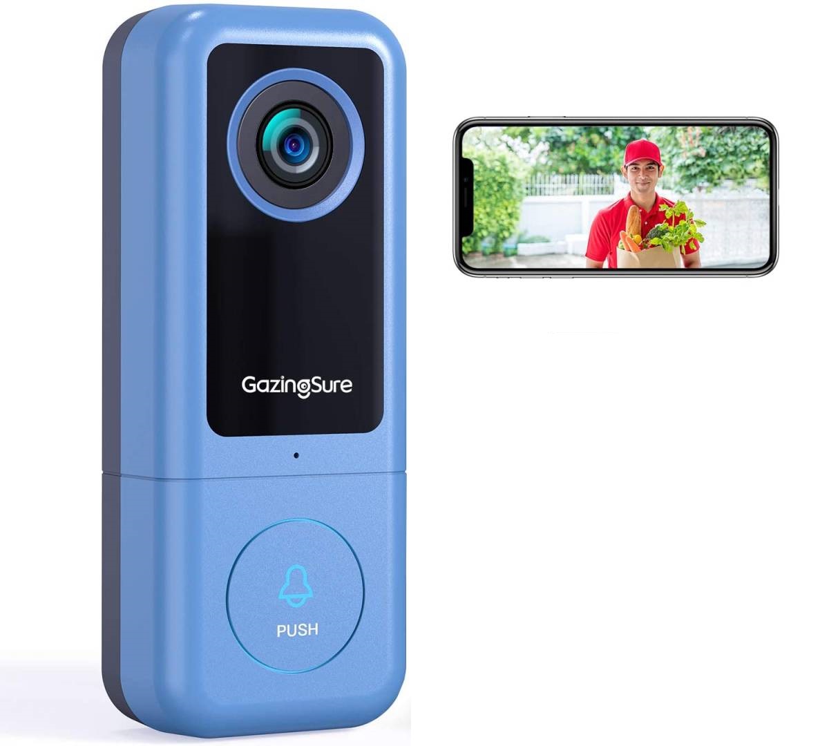 Wideodomofon domofon dzwonek do drzwi GazingSure Bell J5 2K IP65