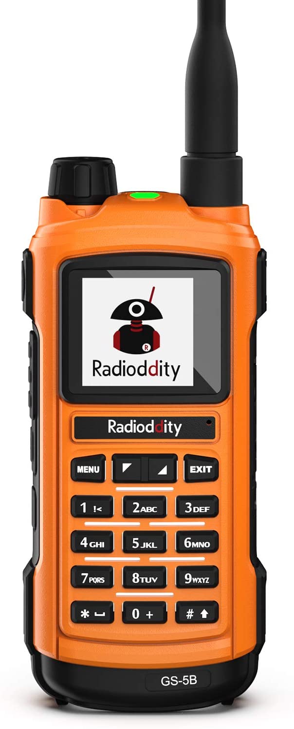 Krótkofalówka walkie talkie Radioddity GS-5B pomarańczowy bez baterii