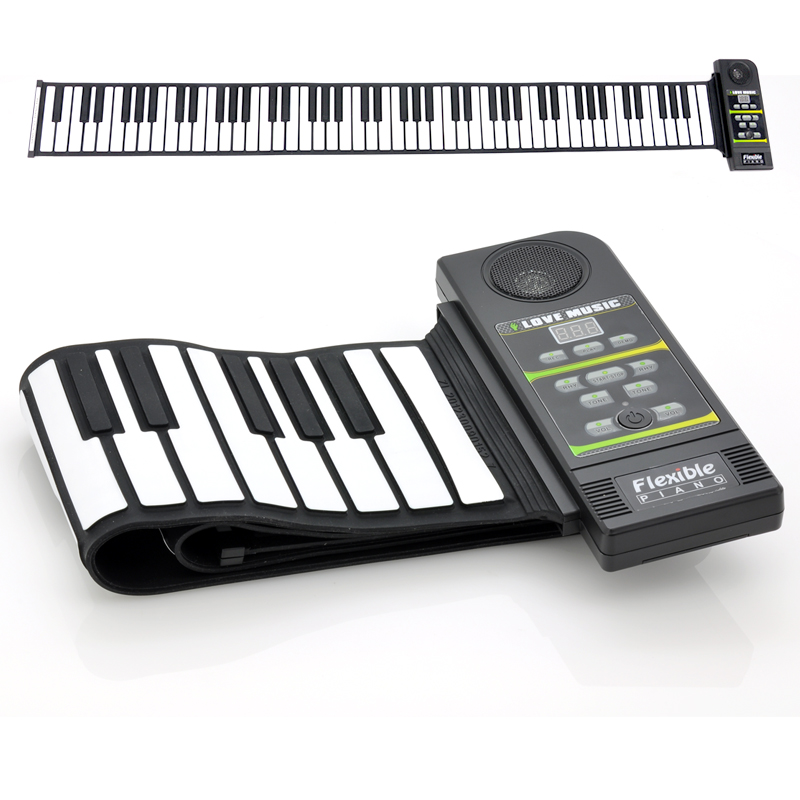 Elastyczne przenośne elektryczne pianino Rollup Keyboard Piano 88 klawiszy