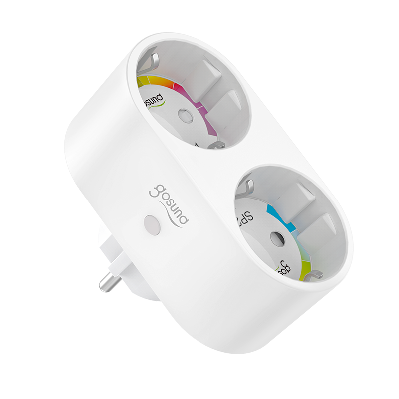 Podwójne inteligentne gniazdko WiFi Gosund SP211