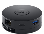 Adapter HUB Dell DA300 USB-C HDMI VGA DisplayPort RJ-45 – zdjęcie 2