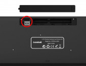 Klawiatura bezprzewodowa Leadsail KF003 PC QWERTZ – zdjęcie 2